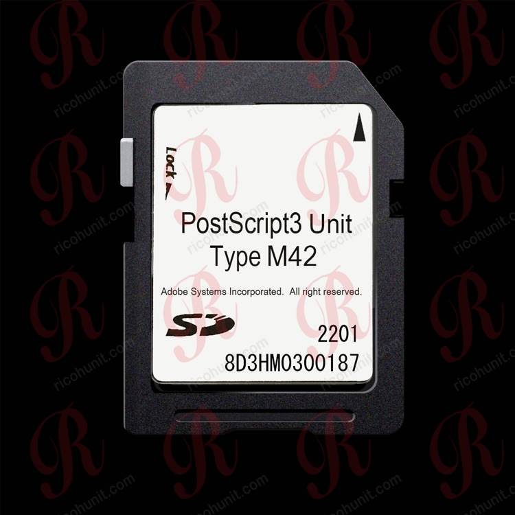 OEM PostScript3 Cards - Ricoh M42 Unit for Adobe Level 3 Compliance